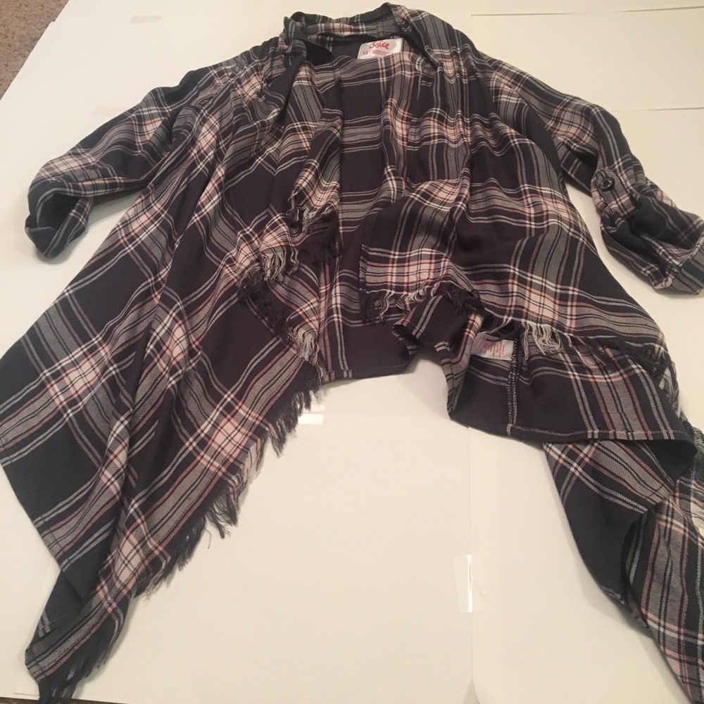 Plaid cardigan